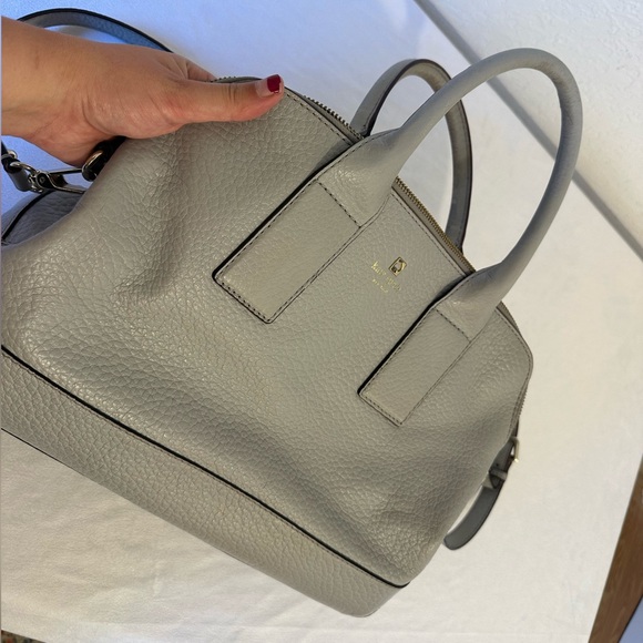 Kate Spade Gray Leather Bag - Picture 12 of 13